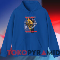 Iron Maiden No Prayer For The Dying T-shirt 4 Iron Maiden No Prayer For The Dying T shirt Blue Hoodie