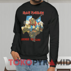 Iron Maiden Remember The Alamo T-Shirt 2 Iron Maiden Remember The Alamo T shirt Black Sweatshirt