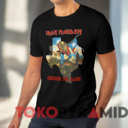 Iron Maiden Remember The Alamo T shirt Black T shirt