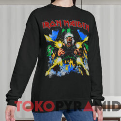 Iron Maiden Shoot That Fucker No Prayer On The Road Tour T-shirt 2 Iron Maiden Shoot That Fucker No Prayer On The Road Tour T shirt Black Sweatshirt