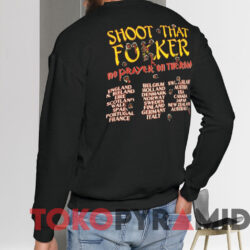 Iron Maiden Shoot That Fucker No Prayer On The Road Tour T-shirt 3 Iron Maiden Shoot That Fucker No Prayer On The Road Tour T shirt Black Sweatshirt