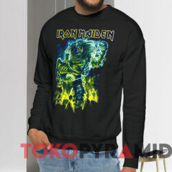 Iron Maiden Somewhere Back In Time World Tour 2009 T-shirt 2 Iron Maiden Somewhere Back In Time World Tour 2009 T shirt Black Sweatshirt