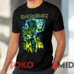 Iron Maiden Somewhere Back In Time World Tour 2009 T shirt Black T shirt