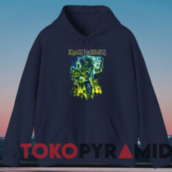 Iron Maiden Somewhere Back In Time World Tour 2009 T-shirt 4 Iron Maiden Somewhere Back In Time World Tour 2009 T shirt Navy Hoodie