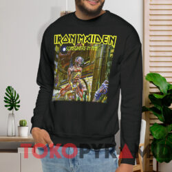 Iron Maiden Somewhere In Time T shirt Black Sweatshirt