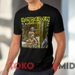 Iron Maiden Somewhere In Time T shirt Black T shirt