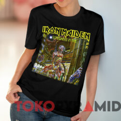 Iron Maiden Somewhere In Time T shirt Black T shirt