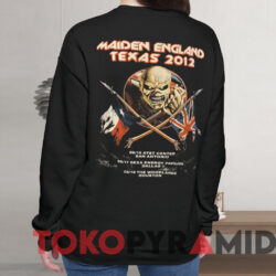 Iron Maiden Texas 2012 Maiden England T shirt Black Sweatshirt
