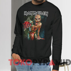 Iron Maiden The Book of Souls World Tour 2016 T-shirt 2 Iron Maiden The Book Of Souls World Tour 2016 T shirt Black Sweatshirt