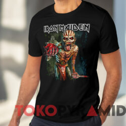 Iron Maiden The Book Of Souls World Tour 2016 T shirt Black T shirt