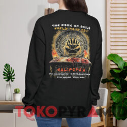Iron Maiden The Book of Souls World Tour 2017 T-shirt 3 Iron Maiden The Book Of Souls World Tour 2017 T shirt Black Sweatshirt