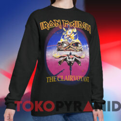 Iron Maiden The Clairvoyant T-shirt 2 Iron Maiden The Clairvoyant T shirt Black Sweatshirt