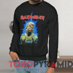 Iron Maiden World Slavery Tour 1984-85 T-shirt 2 Iron Maiden World Slavery Tour 1984 85 T shirt Black Sweatshirt