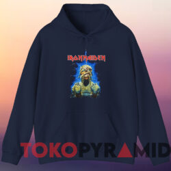 Iron Maiden World Slavery Tour 1984-85 T-shirt 4 Iron Maiden World Slavery Tour 1984 85 T shirt Navy Hoodie
