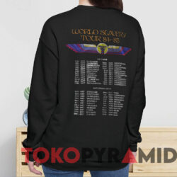Iron Maiden World Slavery Tour T-shirt 3 Iron Maiden World Slavery Tour T shirt Black Sweatshirt