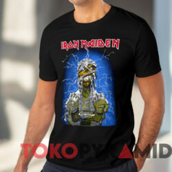 Iron Maiden World Slavery Tour T shirt Black T shirt