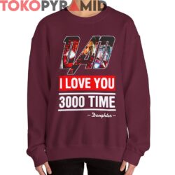 Iron Man Dad I Love You 3000 Time Shirt