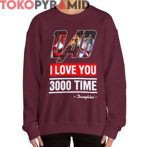 Iron Man Dad I Love You 3000 Time Shirt