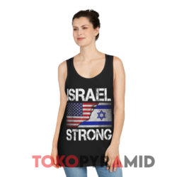 Israel Strong Pray For Israel Political Shirt 2 Israel Strong Pray For Israel Political Black Tank Top