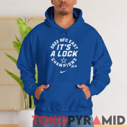Its A Lock Dallas Cowboys Nfc East Champions 2023 Hoodie