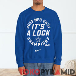 Its A Lock Dallas Cowboys Nfc East Champions 2023 Sweatshirt