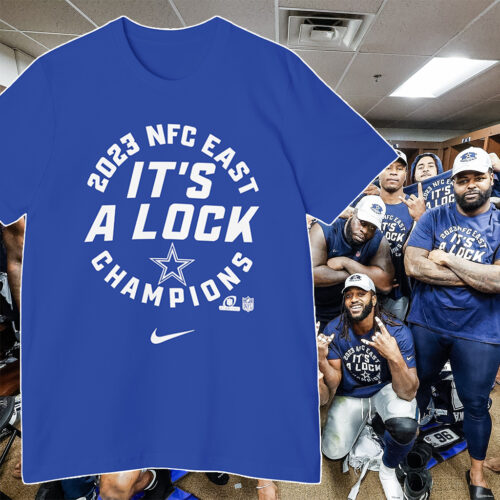 Its A Lock Dallas Cowboys Nfc East Champions 2023 T shirt