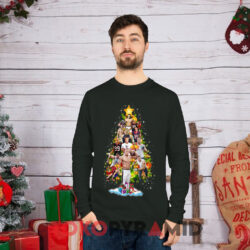 J. J. Watt Christmas Tree Sweatshirt 4 J j Watt Christmas Tree Black Long sleeved
