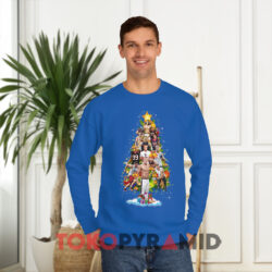 J. J. Watt Christmas Tree Sweatshirt 3 J j Watt Christmas Tree Blue Sweatshirt