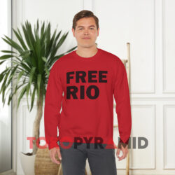 Jack Harlow Urban Wyatt Free Rio Shirt 2 Jack Harlow Urban Wyatt Free Rio Red Sweatshirt