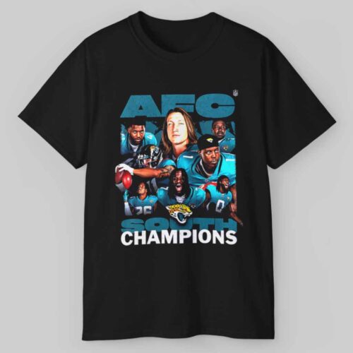 Jacksonville Jaguars 2025 Afc South Champion T shirt