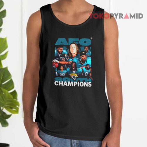 Jacksonville Jaguars 2025 Afc South Champion Tank Top