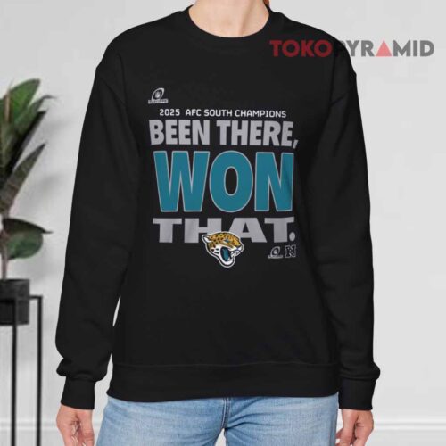 Jaguars Afc South Champions 2025 Sweatshirt
