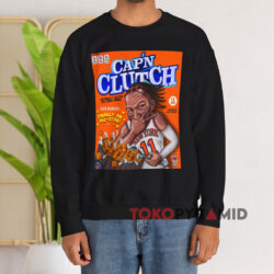 Jalen Brunson Cap'N Clutch Shirt 3 Jalen Brunson Cap'n Clutch Black Sweatshirt