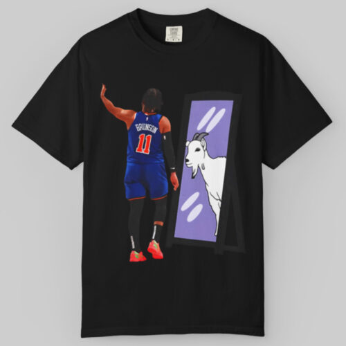 Jalen Brunson Goat Mirror T shirt Jalen Brunson Goat Mirror T shirt