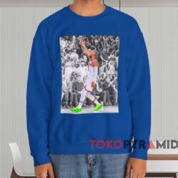 Jalen Brunson Last Four Games New York Knicks On His Back T-shirt 3 Jalen Brunson Last Four Games New York Knicks On His Back T shirt Blue Sweatshirt