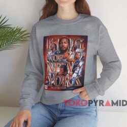 Jalen Brunson New York Knicks King Of New York T-shirt 3 Jalen Brunson New York Knicks King Of New York T shirt Grey Sweatshirt