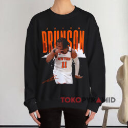 Jalen Brunson New York Knicks Signature Shirt 3 Jalen Brunson New York Knicks Signature Black Sweatshirt