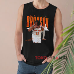 Jalen Brunson New York Knicks Signature Shirt 2 Jalen Brunson New York Knicks Signature Black Tank Top