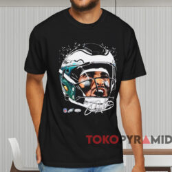 Jalen Hurts Philadelphia Eagles Big Face Shirt Black T shirt
