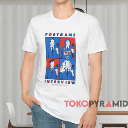 Jalen Williams Postgame Interview Shirt White T shirt
