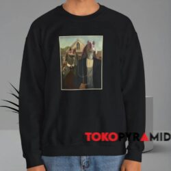 Jar Jar Binks American Gothic Shirt 4 Jar Jar Binks American Gothic Shirt Black Sweatshirt