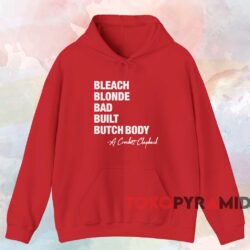 Jasmine Crockett Bleach Blonde Bad Built Butch Body Shirt Red Hoodie
