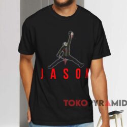 Jason Voorhees Air Jordan T shirt Black T shirt