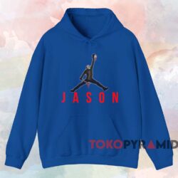Jason Voorhees Air Jordan T-shirt 2 Jason Voorhees Air Jordan T shirt Blue Hoodie