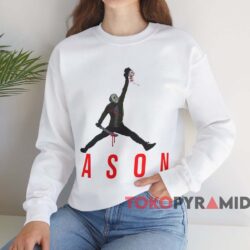 Jason Voorhees Air Jordan T-shirt 3 Jason Voorhees Air Jordan T shirt White Sweatshirt
