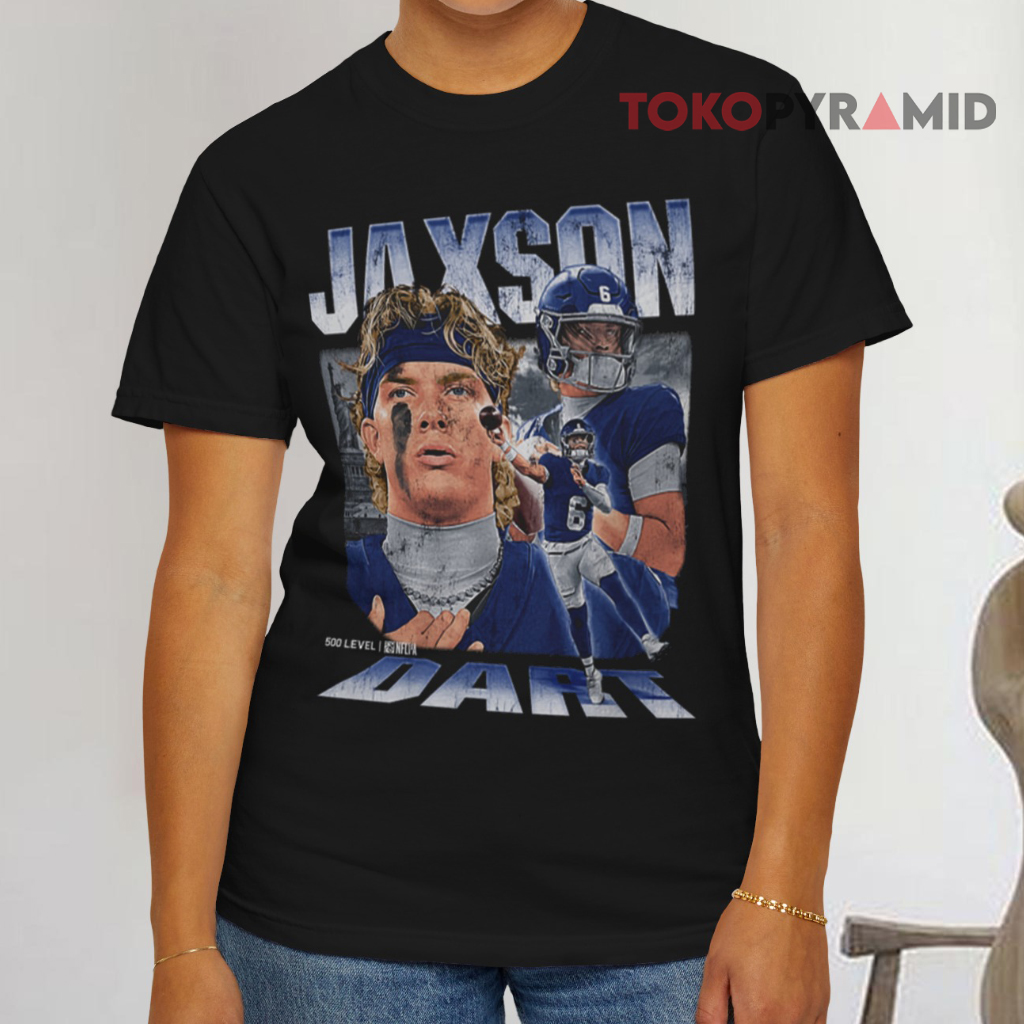 Jaxson Dart New York Giants Vintage Black T shirt Jaxson Dart New York Giants Vintage Black T shirt
