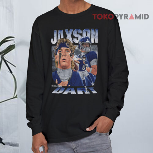 Jaxson Dart New York Giants Vintage Long sleeved Jaxson Dart New York Giants Vintage Long sleeved