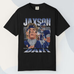 Jaxson Dart New York Giants Vintage T shirt