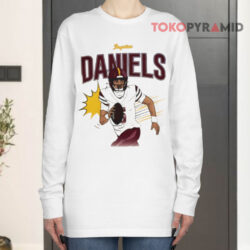 Jayden Daniels Washington Commanders Player Comic Shirt 4 Jayden Daniels Washington Commanders Player Comic Long sleeved