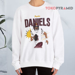Jayden Daniels Washington Commanders Player Comic Shirt 3 Jayden Daniels Washington Commanders Player Comic Sweatshirt